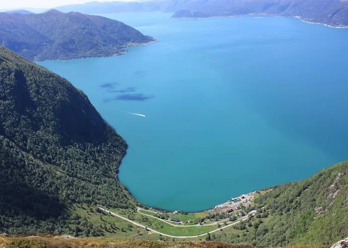 Дом отдыха Fjordhytte-23 Direkt Am Sognefjord, Mit Mietbaren Motorbooten 9,9-60 Ps Bjordal (Hoyanger)