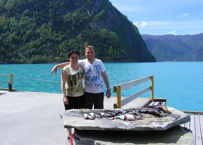 Fjordhytte-23 Direkt Am Sognefjord, Mit Mietbaren Motorbooten 9,9-60 Ps Bjordal (Hoyanger)