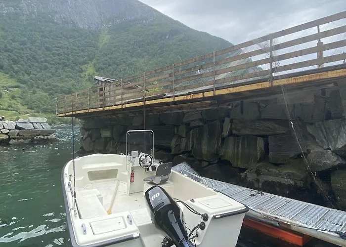 Дом отдыха Fjordhytte-23 Direkt Am Sognefjord, Mit Mietbaren Motorbooten 9,9-60 Ps Bjordal (Hoyanger)