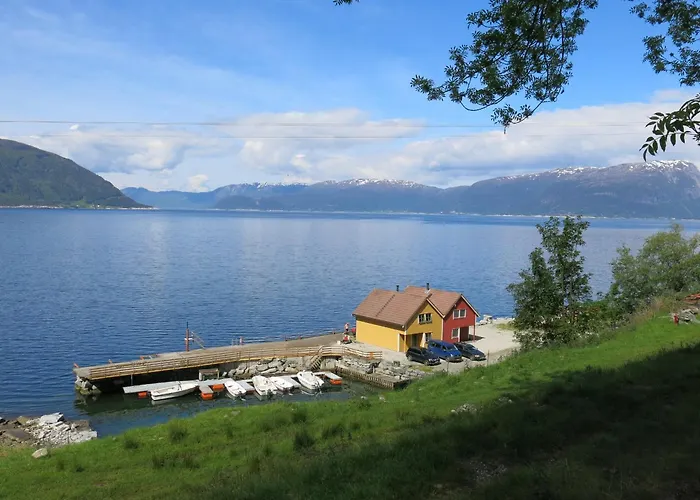 Дом отдыха Fjordhytte-23 Direkt Am Sognefjord, Mit Mietbaren Motorbooten 9,9-60 Ps *