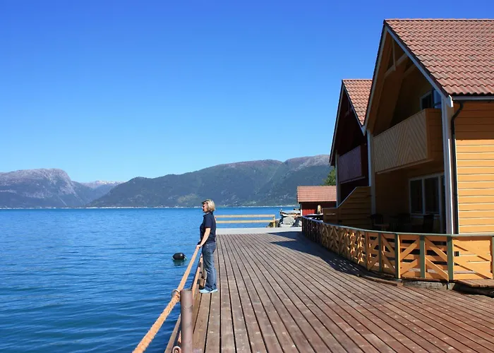 Дом отдыха Fjordhytte-23 Direkt Am Sognefjord, Mit Mietbaren Motorbooten 9,9-60 Ps Bjordal (Hoyanger)